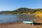 Scenic Two Oceans Lake Grand Teton National Park Wyoming in Autumn