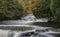 Scenic Upper Bond falls near Paulding in Michigan Upper peninsula