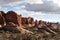 Scenic Utah landscapes in Arches National Park