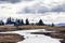 Scenic valley in Thingvellir, Iceland