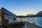 Scenic Vermillion Lake in Banff National Park