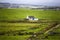 Scenic view of abandoned house in the countryside, Ireland