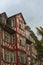 Scenic view of ancient house with typical architecture of this region. Historic part of Wetzlar city. State of Hesse, Germany