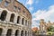 Scenic view on the ancient Roman Theatre of Marcellus( Teatro di Marcello )