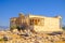 Scenic view of ancient ruins and Erechteion temple, Acropolis