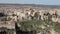 Scenic view of ancient Spanish city of Cuenca on sunny spring day overlooking convent of San Pablo located on rocky