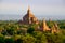 Scenic view of antient Sulamani temple at sunrise, Bagan, Myanma