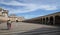 Scenic view of architectural arches in Assisi town