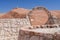 A scenic view of the Atacama desert / ruins