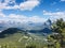 Scenic view of Banff National Park from Mount Norquay