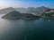 Scenic view of the blue ocean at the sunset in Repulse Bay, Hong Kong, South East Asia