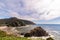 Scenic view at Cape cove , beach and Cape Creek bridge, Oregon coast