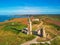 Scenic view of Cape Frehel, one of the most popular tourist destinations in Brittany, France