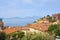 Scenic View Cityscape and Seascape of Tellaro Liguria Italy