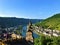 Scenic view of Cochem town, river and landscape Germany