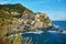 Scenic view of Corniglia, Cinque Terre, Liguria, Italy