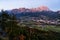 Scenic view of Cortina d `Ampezzo, located in the heart of the Do