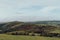 Scenic view of Crook Peak and Mendip Hills, Somerset, UK