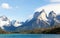 Scenic view of Cuernos del Paine