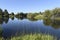 Scenic view of the Deschutes River in summer.