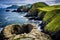 Scenic view of Dingle Peninsula, County Kerry, Ireland, Ring of Dingle Peninsula Kerry Ireland Dunquin Pier Harbor Rock Stone