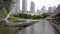 Scenic view of downtown from Guangzhou Opera House