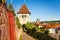 Scenic view of Esslingen medieval buildings