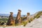 Scenic view of Fairy Chimneys of Urgup in Cappadocia, Turkey