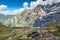 Scenic view of famous Cirque de Gavarnie with Gavarnie Fall in P