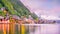 Scenic view of famous Hallstatt village in Austria