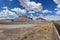 Scenic view of the formation known as The Teepes, in the Petrified Desert National Park, in the State of Arizona