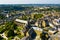 Scenic view of the Fougeres castle. City of Fougeres. France