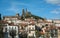 Scenic view of French town Le Puy-en-Velay