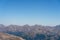 Scenic view of a glider over the Mont Chaberton, Rochebrune, France