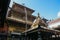 Scenic view of Golden temple or Kwal Bahal temple in nepali unique Buddhist monastery located on north of Patan Durbar Square,