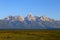 Scenic view in the Grand Teton National Park Wyoming