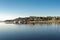 A scenic view of Hafrsfjord bay from the Sword in Rock monument, Stavanger