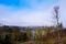 Scenic view of a hiking trail in an autumn forest in Sauerland, Germany