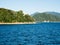 Scenic view of Hiroshima bay and the islands of Seto Inland Sea from Hiroshima port