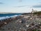 Scenic view of historic Point Wilson Lighthouse in Fort Worden - Port Townsend, WA