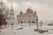 Scenic view of the Holy Dormition Cathedral in the city of Vladimir, Russia