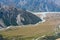 Scenic view of Hooker valley from Mueller Hut Route, Mount Cook National Park, New Zealand