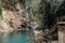 Scenic view of Kawasan Falls Canyoneering Badian Cebu Philippines