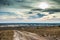 Scenic view of Kharkov desert in autumn