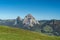 Scenic view of Kleiner and Grosser Mythen from the Fronalpstock mountain, Swirzerland