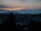 Scenic view of Kofu city at sunrise