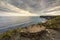 Scenic view of Krysuvikurbjarg Cliffs, Krisuvik, Sudurland, Iceland