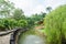 Scenic view of the Kuala Lumpur Perdana Botanical Gardens, featuring the view of the Bamboo Playhouse.