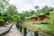 Scenic view of the Kuala Lumpur Perdana Botanical Gardens, featuring the view of the Bamboo Playhouse.