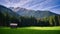 Scenic view of Lago di Anterselva, South Tyrol, Italy.